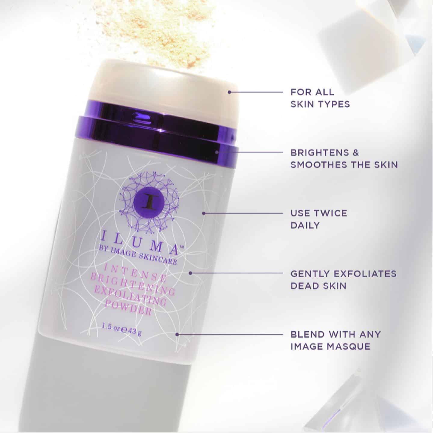 ILUMA Intense Brightening Exfoliating Powder 1.5fl oz (43g) Tonic Day Spa
